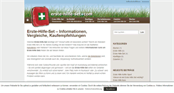 Desktop Screenshot of erste-hilfe-set.com