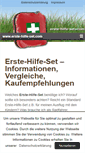 Mobile Screenshot of erste-hilfe-set.com